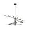 Z-Lite Ascension 16 Light Chandelier, Matte Black 737-16MB - alternate 1